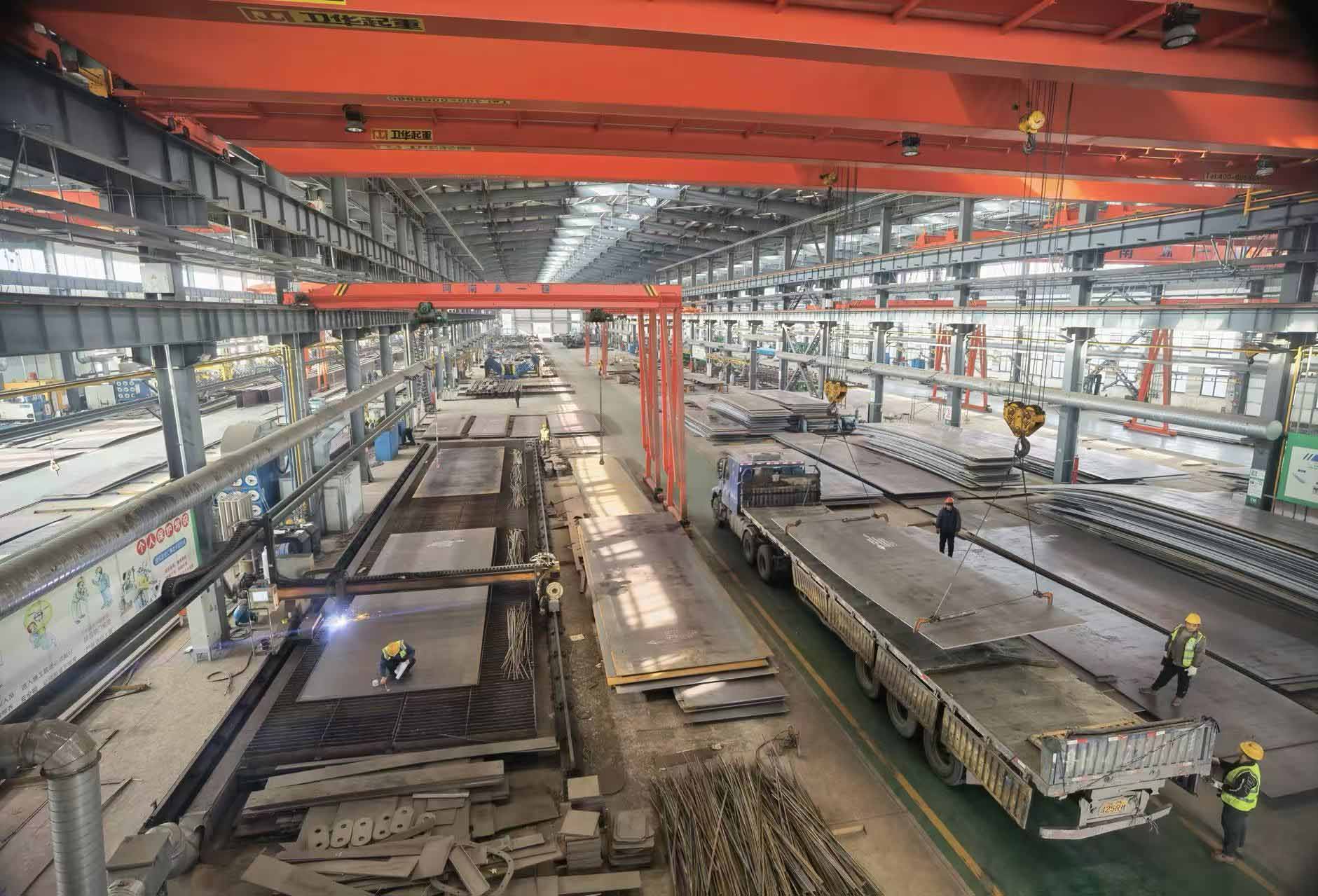 Heavy Steel Fabrication steel structure showing the overall building or component configuration.