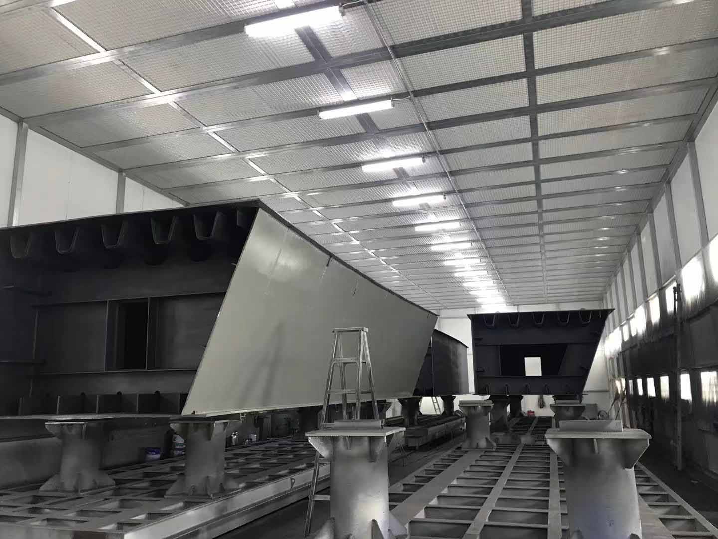 Steel Box Girder application showing structural steel use in the relevant project.