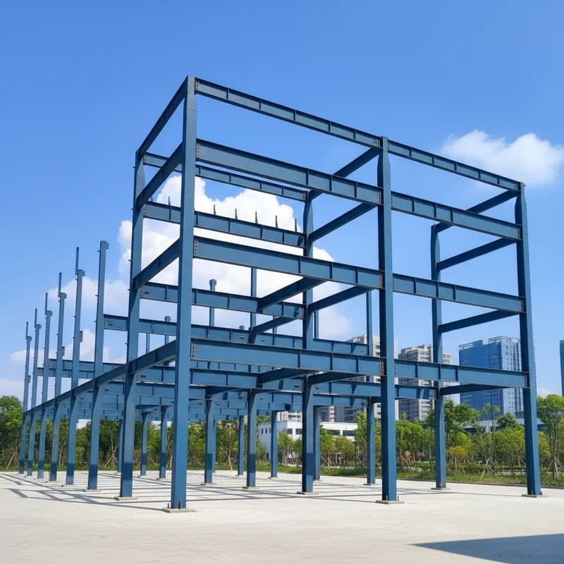 Multi-Story Steel Building steel structure showing the overall building or component configuration.