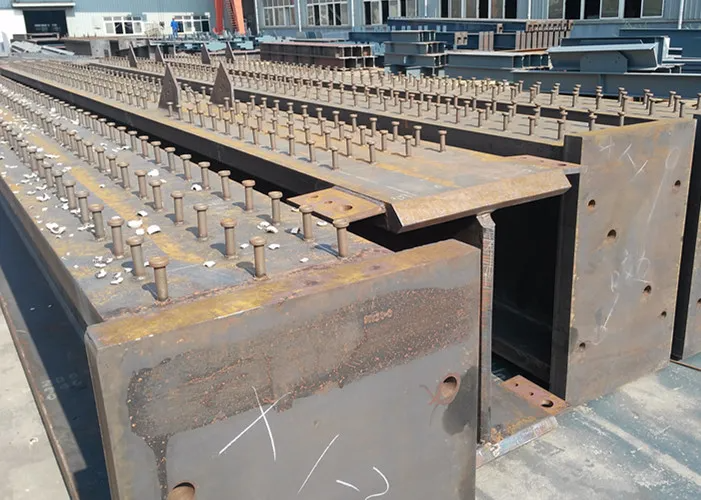 Heavy Welded Steel Assemblies application showing structural steel use in the relevant project.
