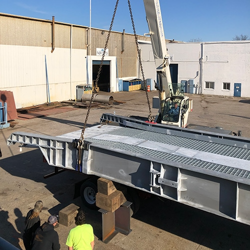 OEM Steel Fabrication main steel components and structural connection details.