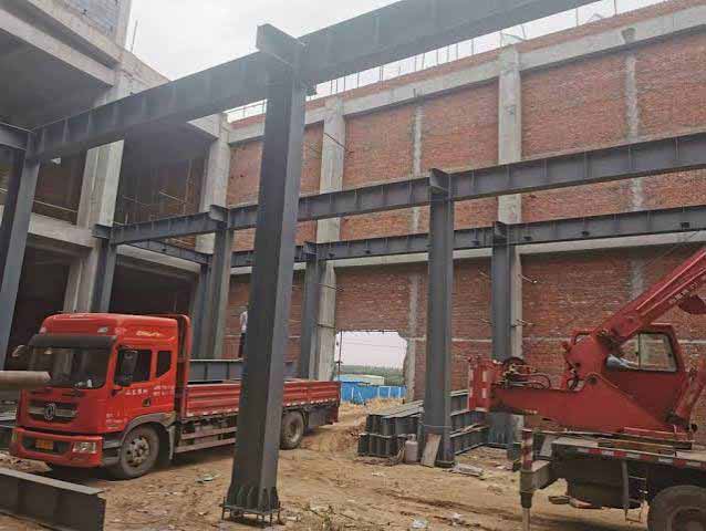 Food Processing Steel Building application showing structural steel use in the relevant project.