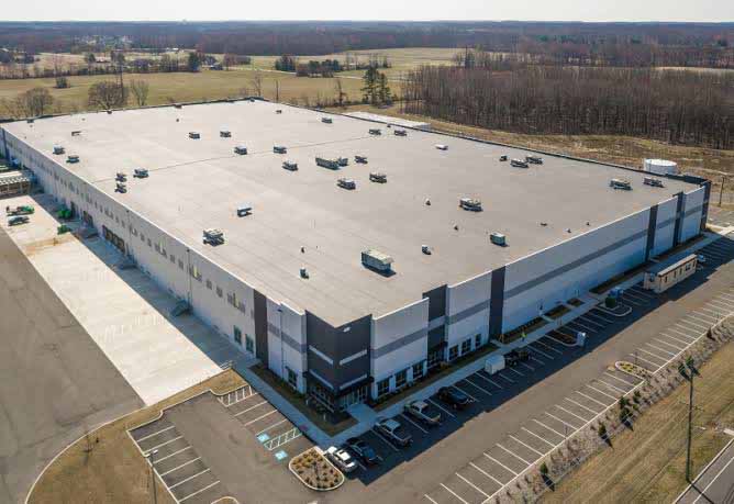 Food Processing Steel Building steel structure showing key design and fabrication features.