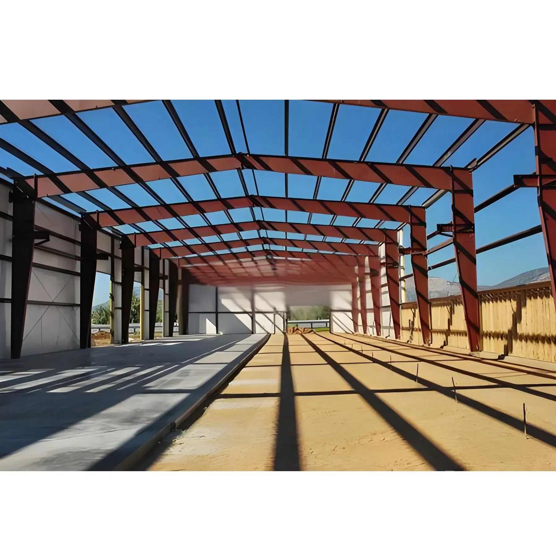 Long-Span Steel Roof steel structure showing key design and fabrication features.