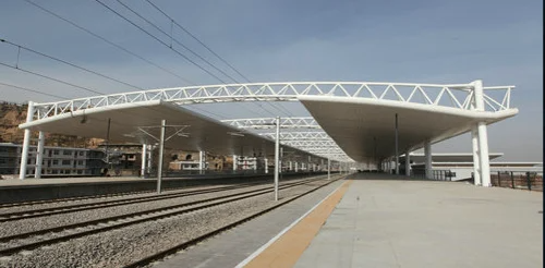 Pipe Truss steel structure showing the overall building or component configuration.