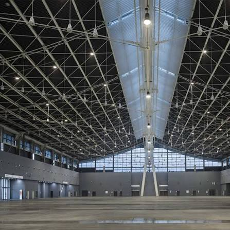 Space Frame Structure application showing structural steel use in the relevant project.