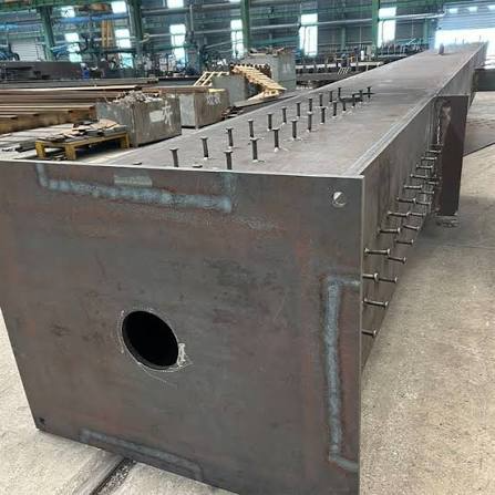 Box Column application showing structural steel use in the relevant project.