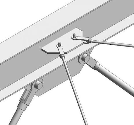 Steel Bracing and Tie Rod steel structure showing the overall building or component configuration.