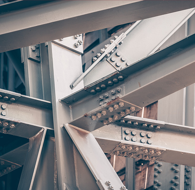 Structural Steel Beam steel structure showing the overall building or component configuration.