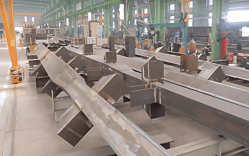 Structural Steel Column application showing structural steel use in the relevant project.