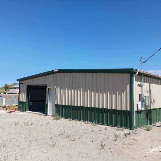 Poultry House steel structure showing the overall building or component configuration.