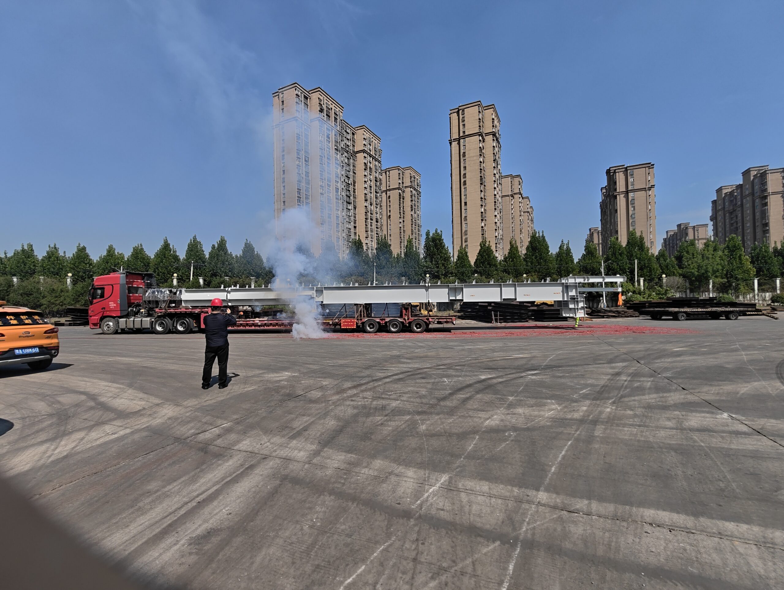 First steel shipment prepared for the Changzhou industrial base