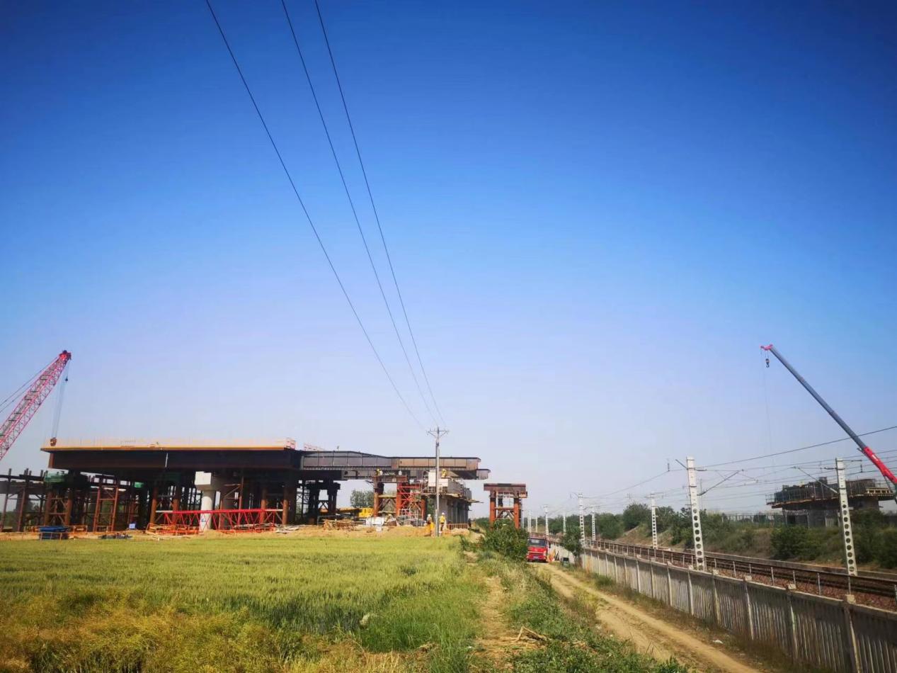 S302 Tangyin Section Railway Overpass Steel Box Girder